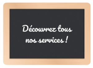 Affiche "Découvrez tous nos services"